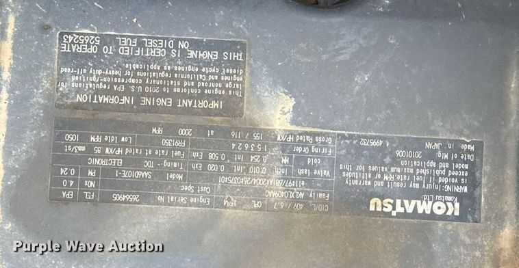 image for item DS4361 2011 Komatsu PC228USLC-8 excavator