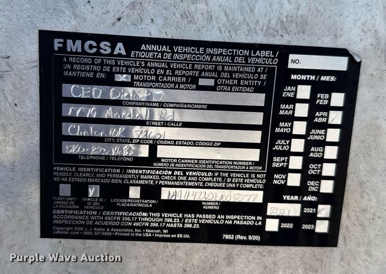 image for item DT6632 1990 Acro Trailers Tank tank trailer