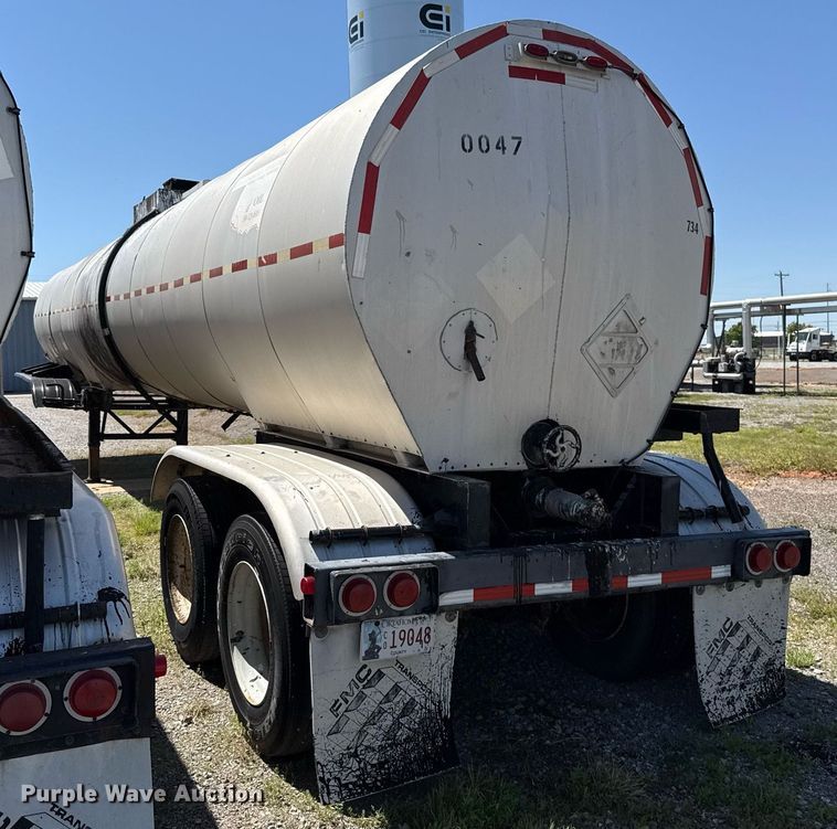 image for item DT6634 1985 Harmon Tank Company tank trailer