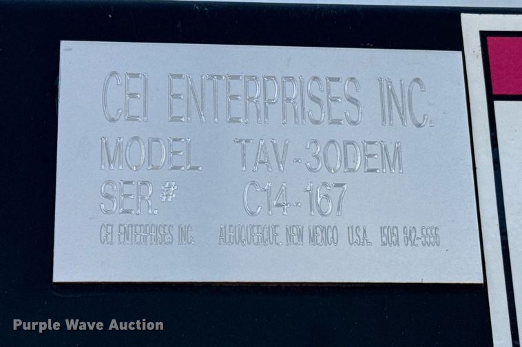 image for item DT6636 2013 CEI Enterprises asphalt emulsion plant