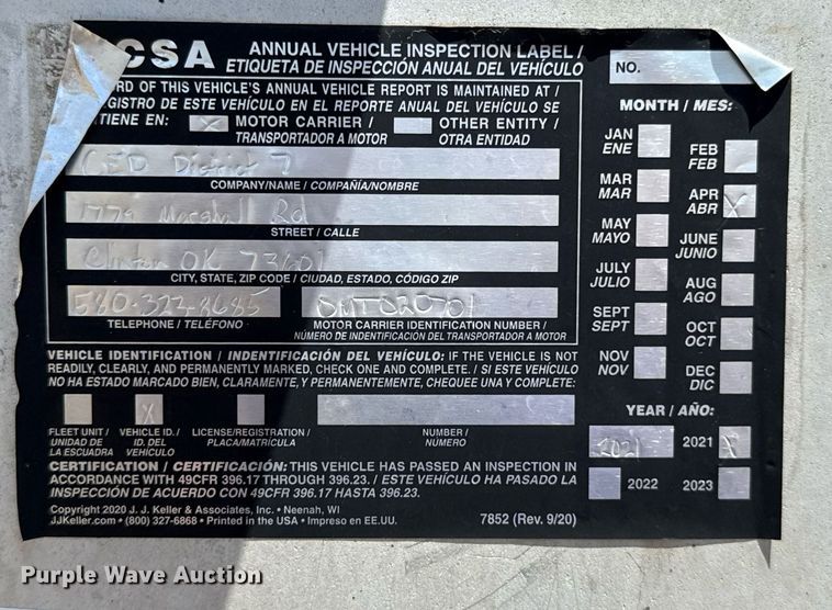 image for item DT6637 1980 Fruehauf tank trailer