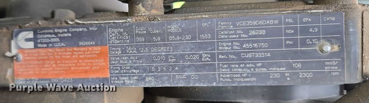 image for item DT6918 1998 Ford F800 dump flatbed truck