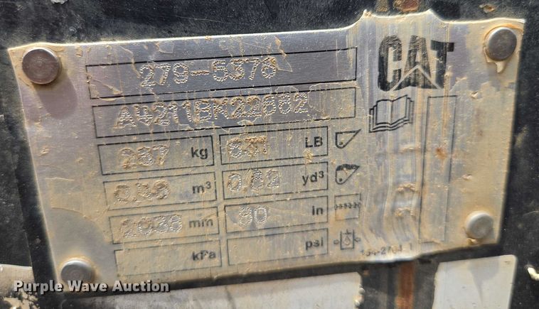 image for item DT7200 2018 Caterpillar 246D skid steer loader