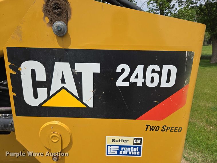 image for item DT7200 2018 Caterpillar 246D skid steer loader