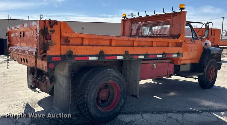 image for item DU3279 1991 Ford F700 dump truck