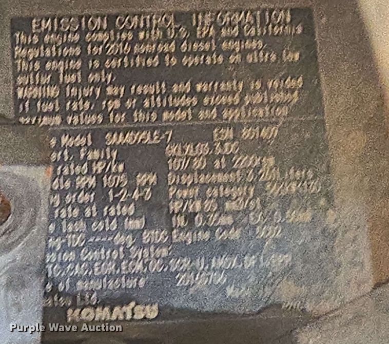 image for item DU7769 2017 Komatsu D39PX-24 dozer