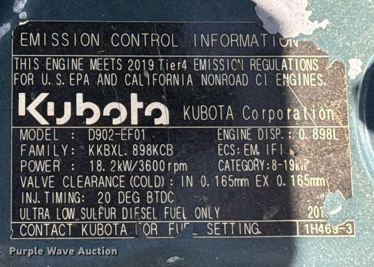 image for item DU7869 2016 Bobcat MT55 compact utility loader