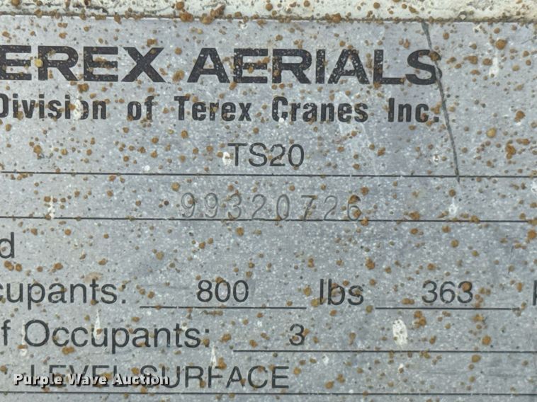 image for item DU9796 Terex TS20 scissor lift