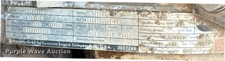 image for item DU9846 1982 Mack R747S dump truck