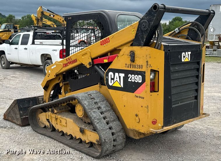 image for item DU9890 2017 Caterpillar 289D tracked skid steer loader