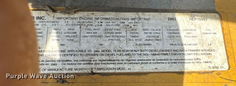 image for item DU9897 2003 Kenworth T300 vacuum truck