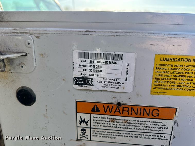 image for item DV1961 2011 Ford F550 Super Duty XL utility / service truck