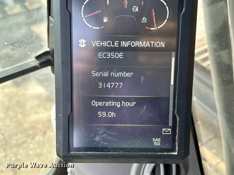 image for item DV4189 2023 Volvo EC350EL excavator