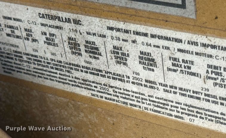 image for item DV4194 2003 International 7600 6X4 dump truck