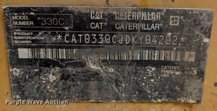 image for item DW7059 2005 Caterpillar  330C L excavator