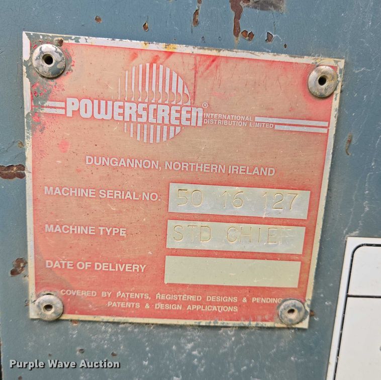 image for item DW7069 Power screen Turbo Chieftain 1200 screening plant