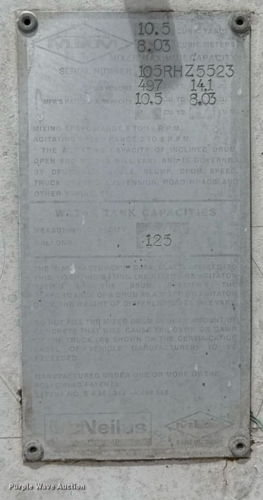 image for item DX5588 1998 Peterbilt 357 ready mix truck