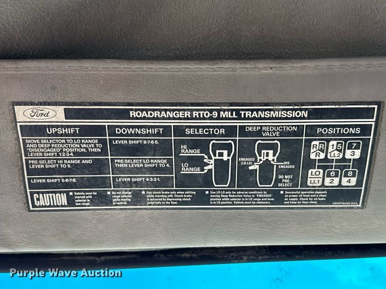 image for item DX5590 1998 Ford LT9511 ready mix truck