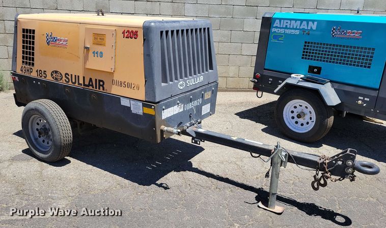 image for item DX7028 Sullair 185 air compressor