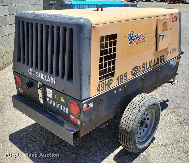 image for item DX7028 Sullair 185 air compressor