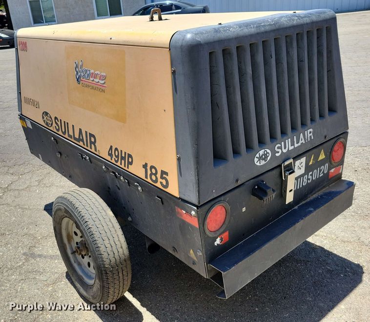 image for item DX7028 Sullair 185 air compressor