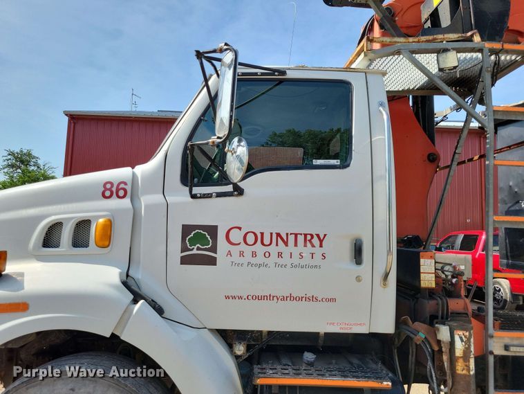 image for item DX7031 2003 Sterling LT8500 grapple crane truck