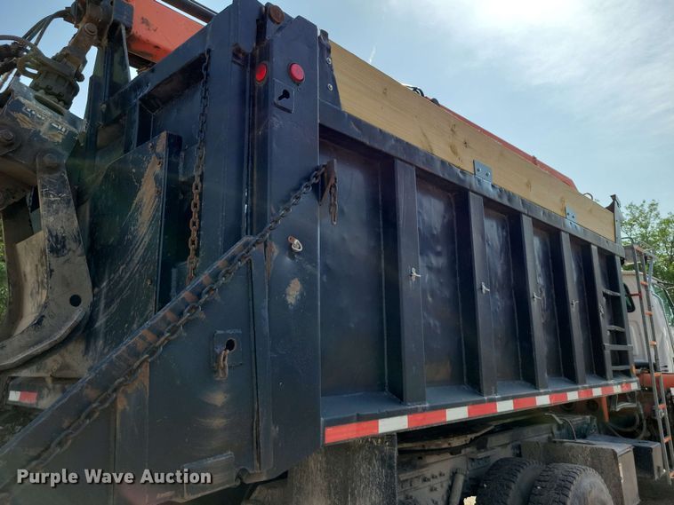 image for item DX7031 2003 Sterling LT8500 grapple crane truck