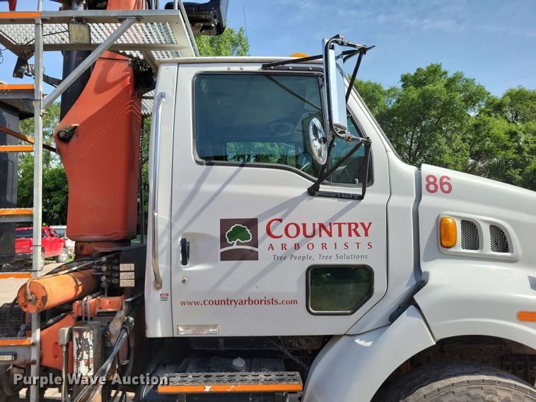 image for item DX7031 2003 Sterling LT8500 grapple crane truck