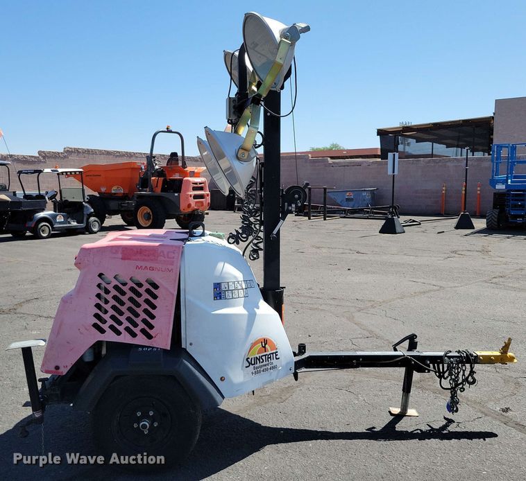 image for item DX7037 2017 Generac Magnum MLT6SK light plant