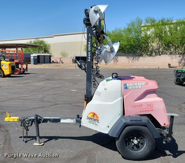 image for item DX7037 2017 Generac Magnum MLT6SK light plant