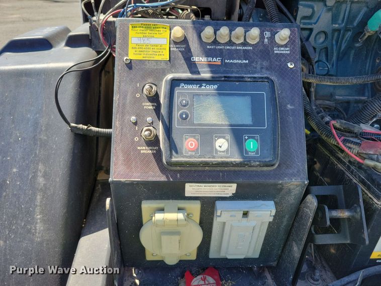 image for item DX7037 2017 Generac Magnum MLT6SK light plant