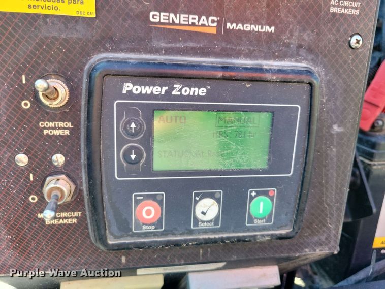 image for item DX7037 2017 Generac Magnum MLT6SK light plant