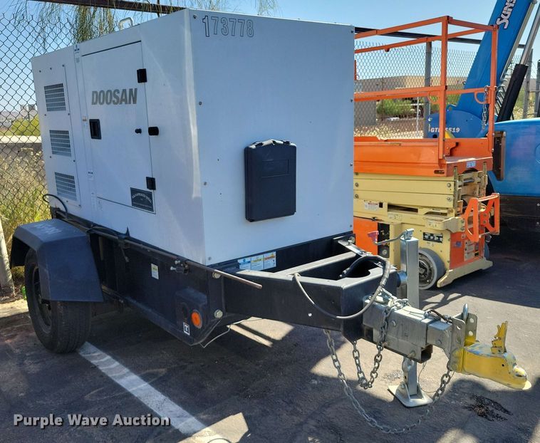 image for item DX7075 2018 Doosan G50WDO-T4F generator