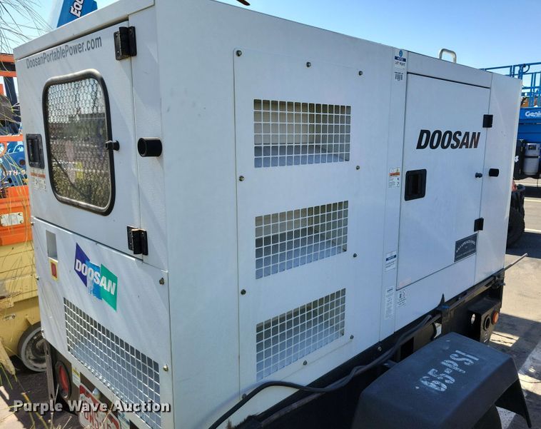image for item DX7075 2018 Doosan G50WDO-T4F generator