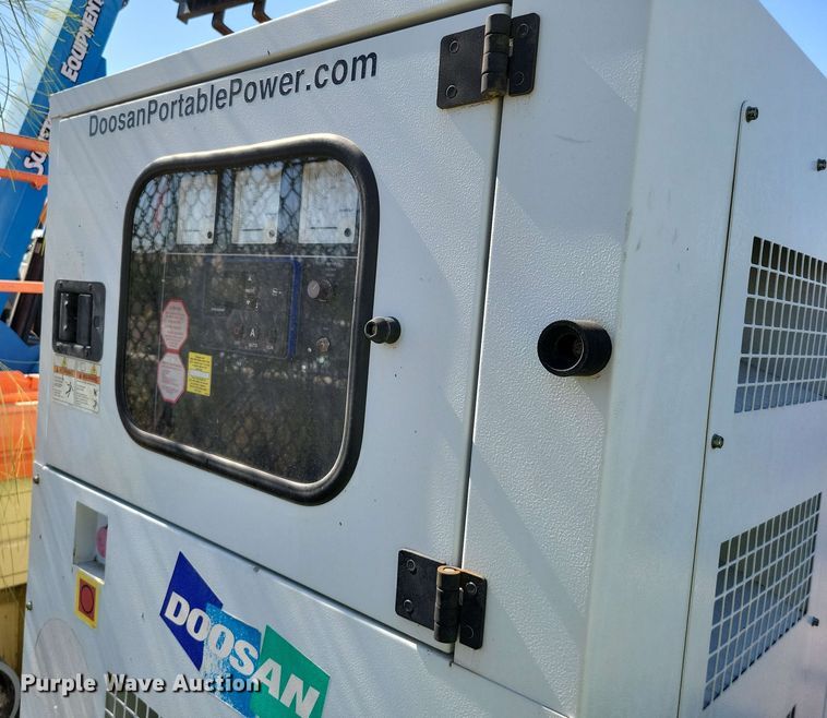 image for item DX7075 2018 Doosan G50WDO-T4F generator