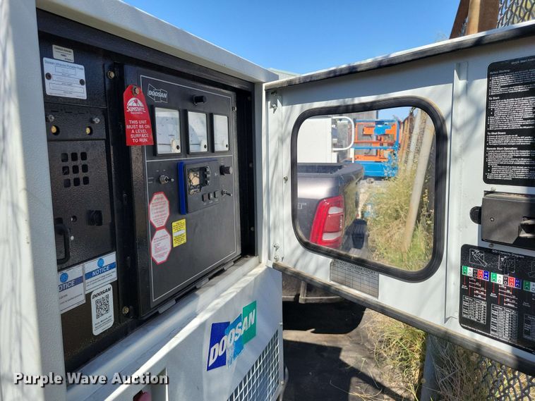 image for item DX7075 2018 Doosan G50WDO-T4F generator