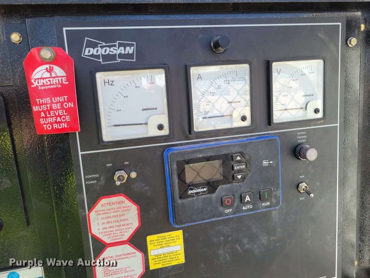 image for item DX7075 2018 Doosan G50WDO-T4F generator