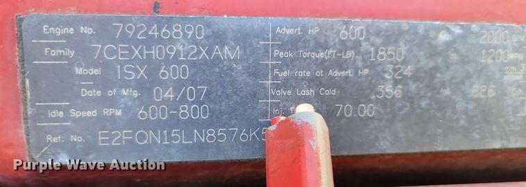 image for item DX7076 2008 Kenworth T800 semi truck