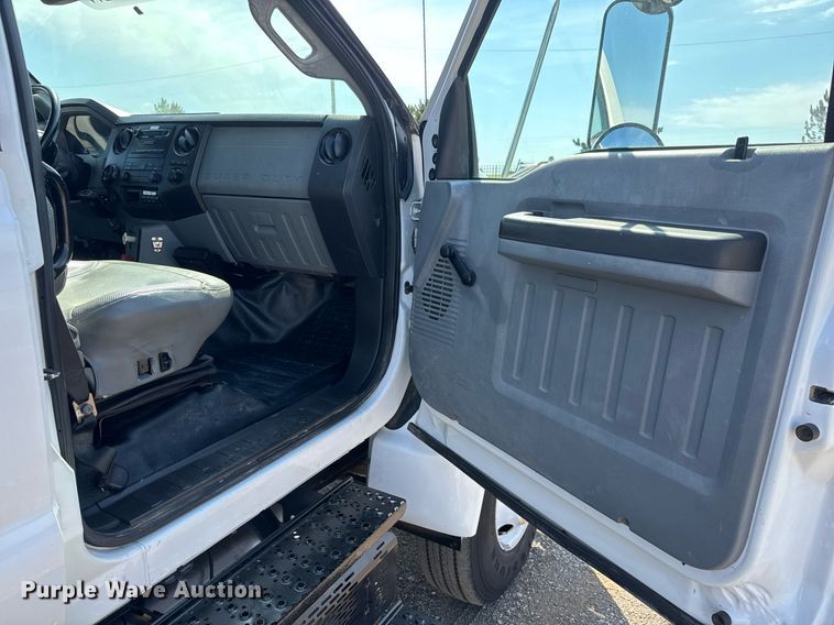 image for item DY0046 2011 Ford F750 Super Duty Crew Cab utility / service truck