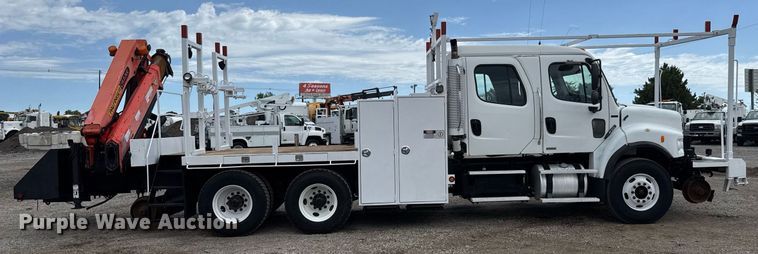 image for item DY0048 2006 Freightliner Business Class M2 Crew Cab crane truck