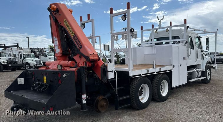 image for item DY0048 2006 Freightliner Business Class M2 Crew Cab crane truck