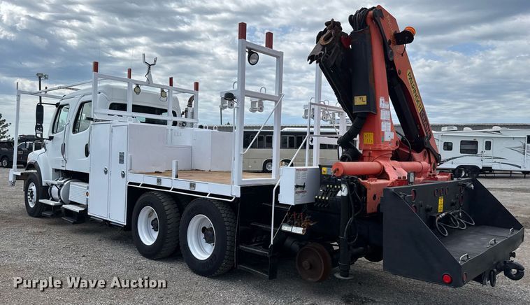 image for item DY0048 2006 Freightliner Business Class M2 Crew Cab crane truck