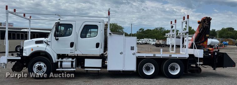 image for item DY0048 2006 Freightliner Business Class M2 Crew Cab crane truck