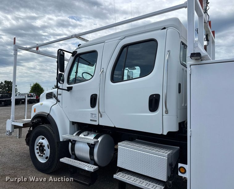 image for item DY0048 2006 Freightliner Business Class M2 Crew Cab crane truck