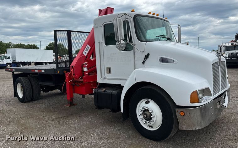 image for item DY0051 1997 Kenworth crane truck with dump bed