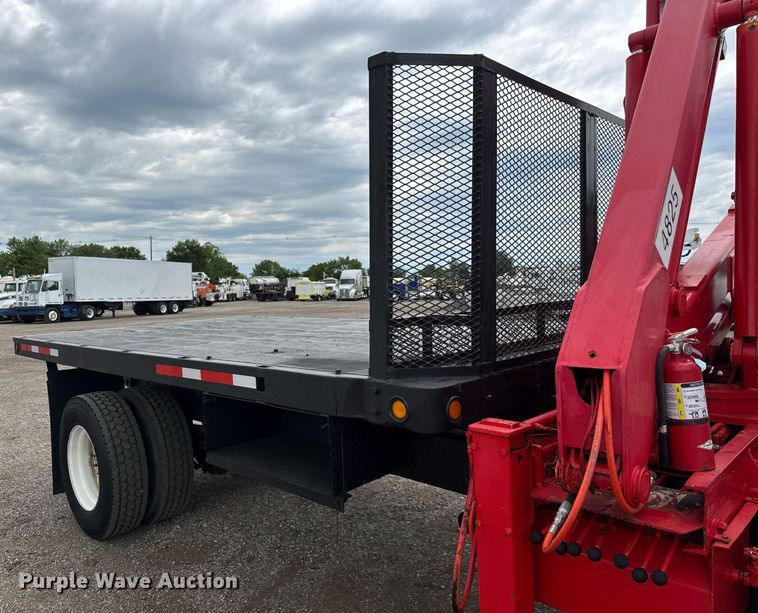 image for item DY0051 1997 Kenworth crane truck with dump bed