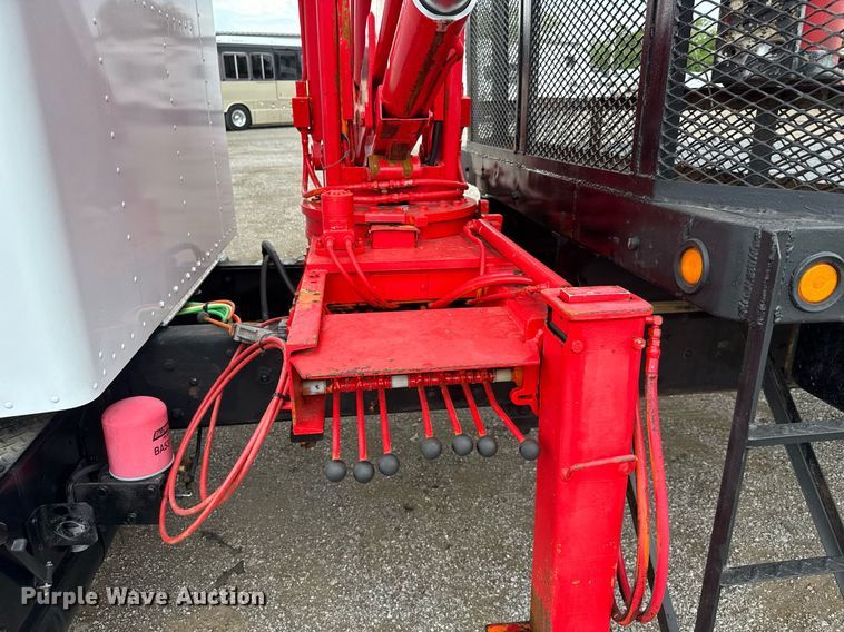 image for item DY0051 1997 Kenworth crane truck with dump bed