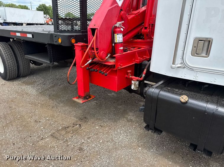 image for item DY0051 1997 Kenworth crane truck with dump bed