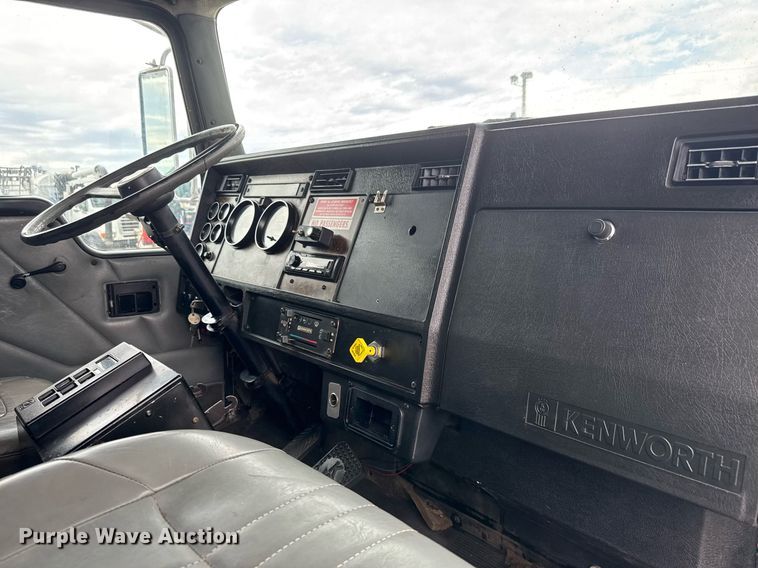 image for item DY0051 1997 Kenworth crane truck with dump bed