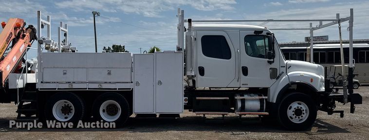 image for item DY0053 2006 Freightliner Business Class M2 Crew Cab crane truck